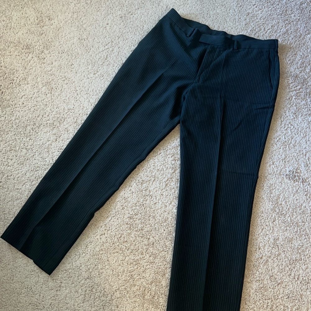 Men’s striped dress pants